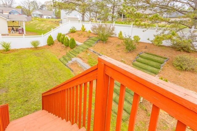 128 Andasol Way, Dalton, GA 30720 - view of yard featuring a fenced backyard