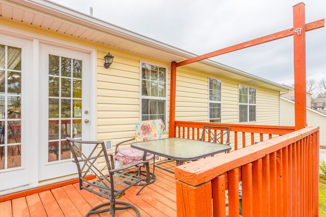 128 Andasol Way, Dalton, GA 30720 - view of wooden deck