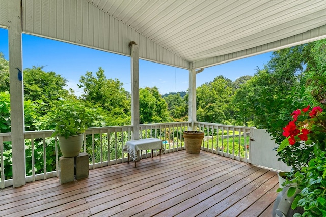 1369 Lida St, Dalton, GA 30721 - wooden deck with area for grilling