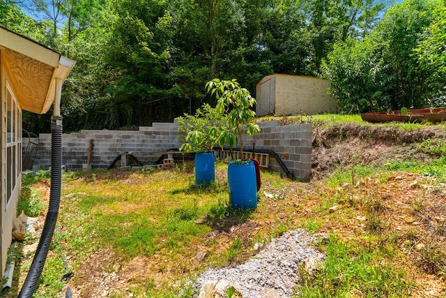 1369 Lida St, Dalton, GA 30721 - view of yard featuring a storage unit