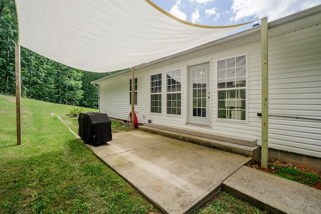 2163 Red Leaf Ln, Soddy Daisy, TN 37379 - view of patio / terrace featuring a grill