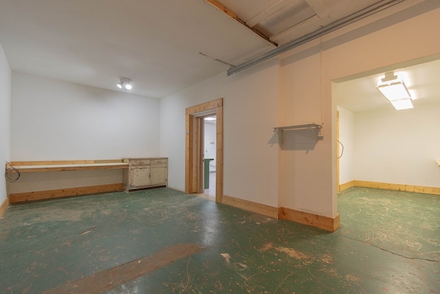 5384 Blair Rd, Cohutta, GA 30710 - basement with baseboards and a garage