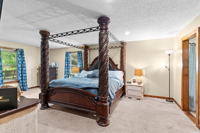 5120 Cleveland Hwy, Cohutta, GA 30710 - carpeted bedroom featuring a textured ceiling