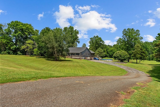5120 Cleveland Hwy, Cohutta, GA 30710 - view of front facade with a front yard and driveway