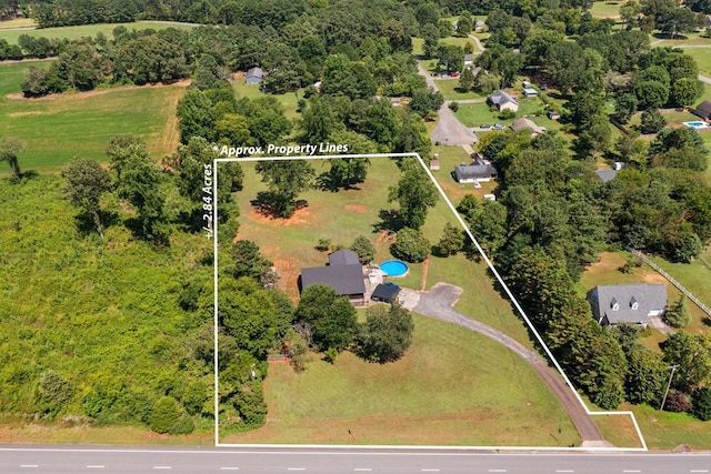 5120 Cleveland Hwy, Cohutta, GA 30710 - aerial view of property's location featuring property parcel outlined