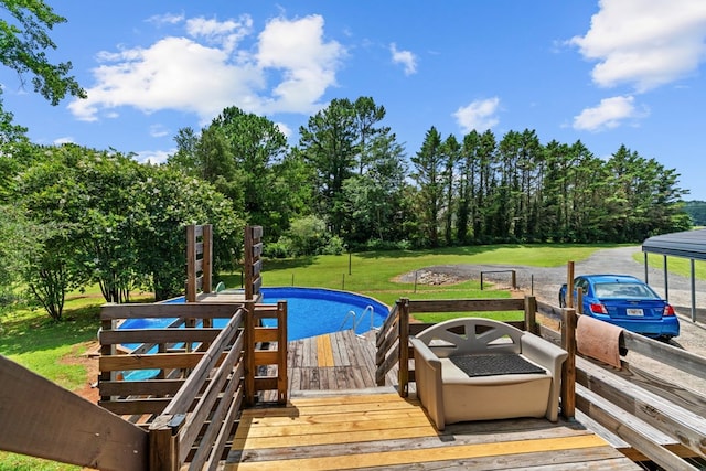 5120 Cleveland Hwy, Cohutta, GA 30710 - swimming pool featuring a yard
