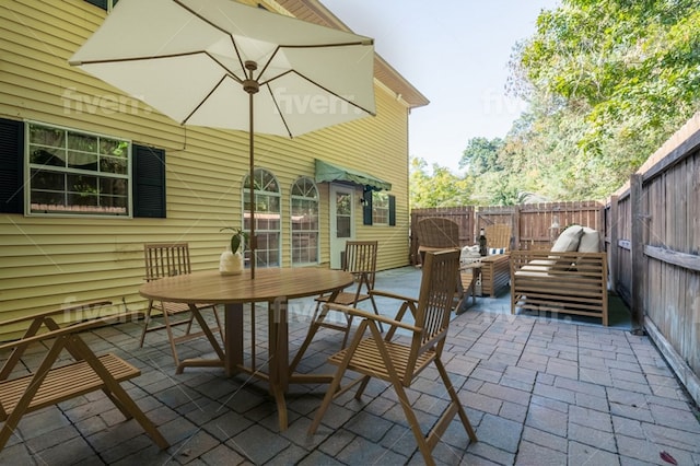 view of patio