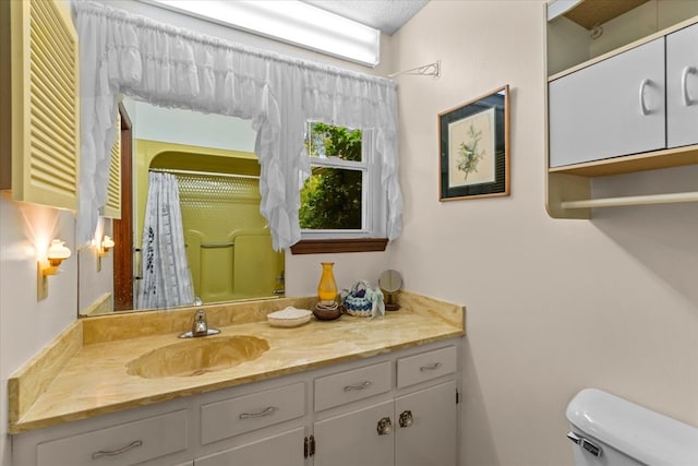 3932 Tibbs Bridge Rd, Dalton, GA 30721 - bathroom with vanity and a shower with curtain
