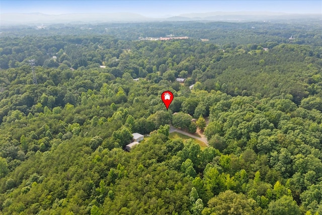 3932 Tibbs Bridge Rd, Dalton, GA 30721 - drone / aerial view of a forest and a mountainous background