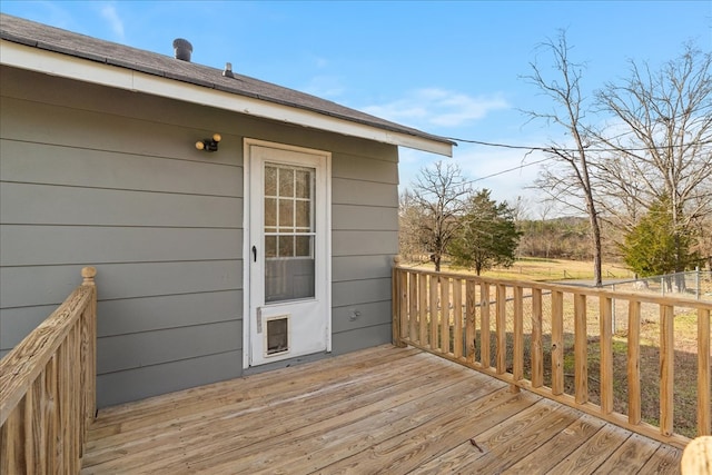 view of deck