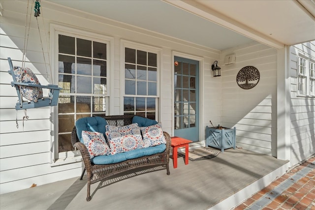 view of patio / terrace with covered porch