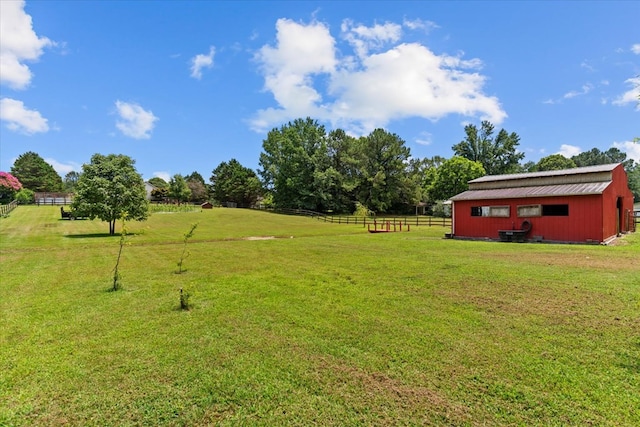 217 Valley Rd, Chatsworth, GA 30705 - view of yard with an outbuilding