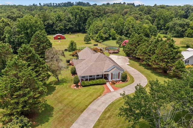 217 Valley Rd, Chatsworth, GA 30705 - view from above of property featuring a forest