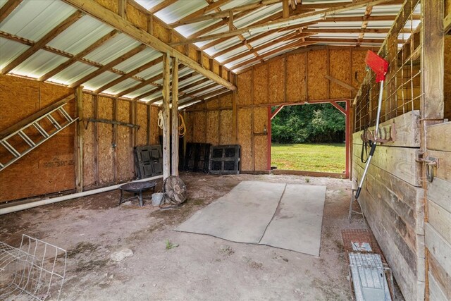 217 Valley Rd, Chatsworth, GA 30705 - interior space featuring vaulted ceiling