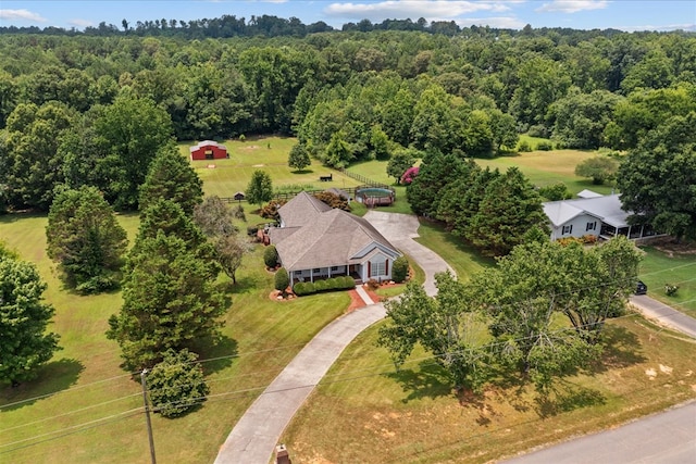 217 Valley Rd, Chatsworth, GA 30705 - view from above of property featuring a heavily wooded area