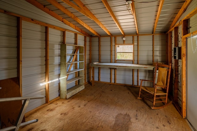 view of storage room