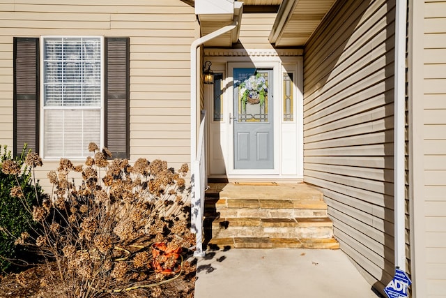 view of entrance to property