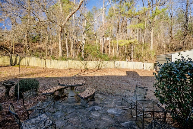 view of patio