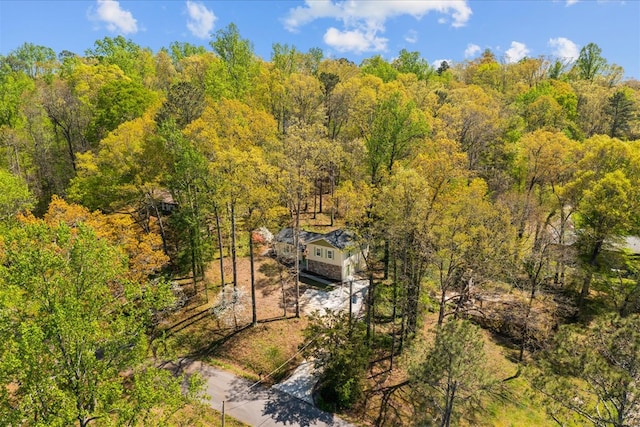 638 Pine Oaks Dr, Tunnel Hill, GA 30755 - view from above of property featuring a heavily wooded area