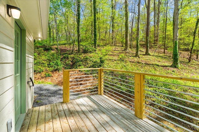 638 Pine Oaks Dr, Tunnel Hill, GA 30755 - view of wooden deck
