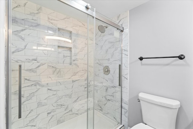 638 Pine Oaks Dr, Tunnel Hill, GA 30755 - bathroom with toilet and a shower stall