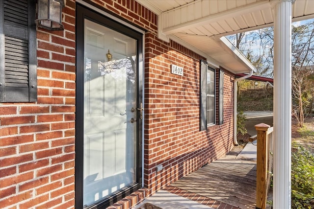 view of entrance to property