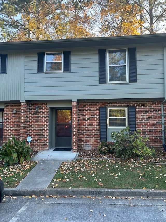 1935 Meadowbrook Cir Unit C, Dalton, GA 30720 - view of front of house with brick siding