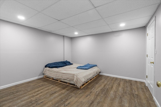 493 Lennox Way, Rocky Face, GA 30740 - bedroom featuring baseboards, wood finished floors, and recessed lighting