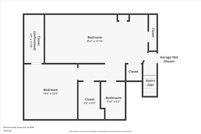 493 Lennox Way, Rocky Face, GA 30740 - plan