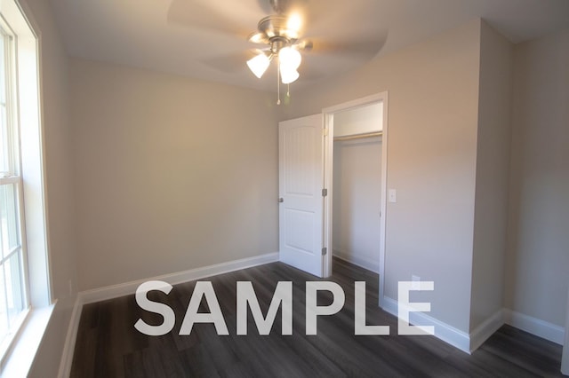 LOT5 River Bend Rd, Dalton, GA 30721 - unfurnished bedroom featuring dark wood-style flooring and a ceiling fan