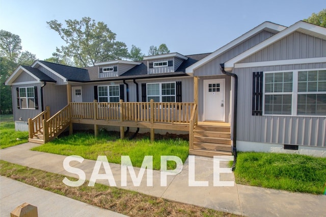 LOT5 River Bend Rd, Dalton, GA 30721 - view of front facade featuring a deck and stairs
