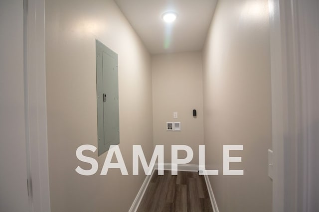 LOT5 River Bend Rd, Dalton, GA 30721 - hall with electric panel and dark wood-style flooring