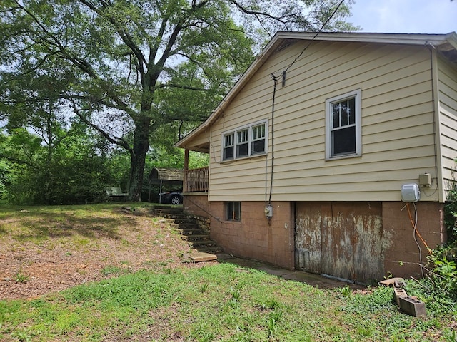 3165 Mcdaniel Station Rd, Adairsville, GA 30103 - view of property exterior featuring stairway