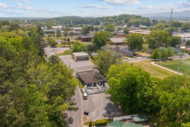 843 Mcafee St, Dalton, GA 30721 - drone / aerial view with a mountain view