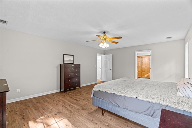 353 Diamond Way, Chatsworth, GA 30705 - bedroom featuring wood finished floors and ceiling fan
