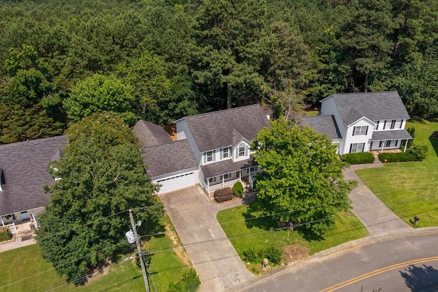 353 Diamond Way, Chatsworth, GA 30705 - aerial view of property and surrounding area featuring a forest