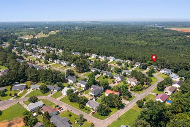 353 Diamond Way, Chatsworth, GA 30705 - aerial overview of property's location with a heavily wooded area and nearby suburban area