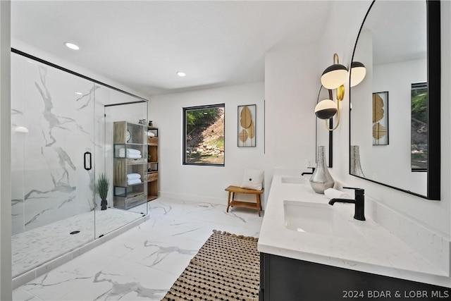 128 Palisades Yacht Club Dr, Lake Ozark, MO 65049 - bathroom with walk in shower and vanity