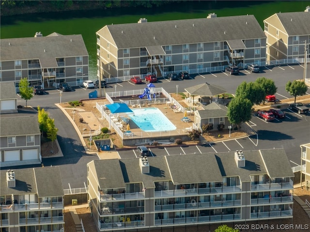 view of birds eye view of property