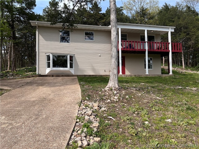 view of rear view of house