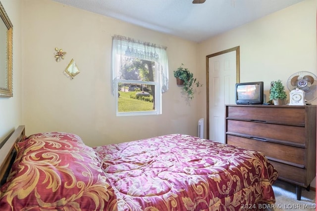 bedroom featuring carpet flooring