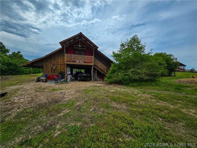 27271 Little Buffalo Rd, Stover, MO 65078 - view of rear view of house
