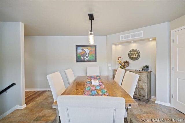 view of dining room