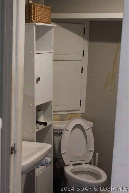 bathroom with toilet