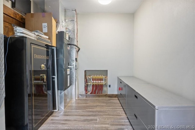 interior space featuring light hardwood / wood-style flooring