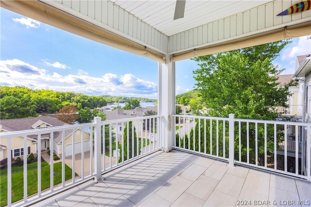 30 Southern Pine Ln, Four Seasons, MO 65049 - balcony featuring ceiling fan