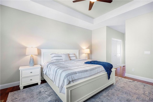 30 Southern Pine Ln, Four Seasons, MO 65049 - bedroom featuring wood finished floors and a ceiling fan