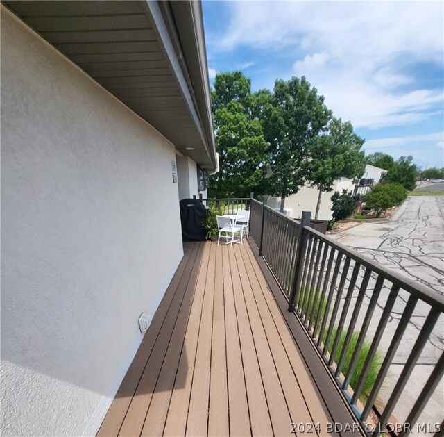 view of deck