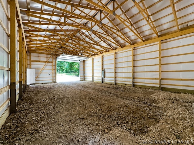 view of stable