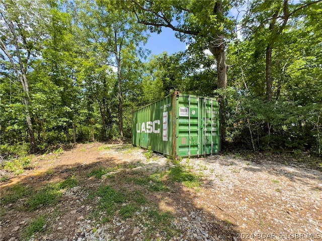 view of outbuilding